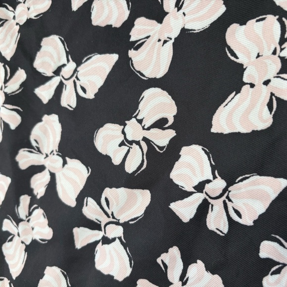 Janie & Jack Bow Print Black, Light Pink and White Dress - Picture 5 of 13